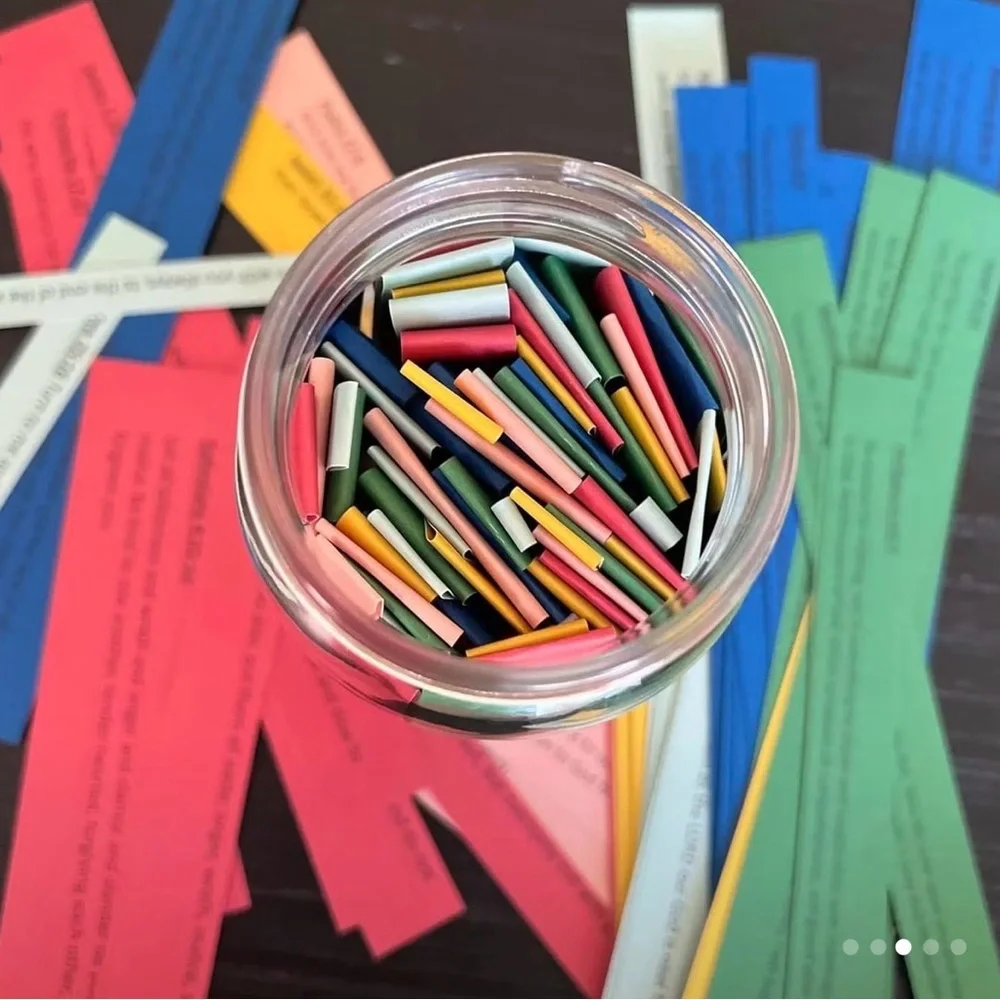 Read Me When Bible Verse Jar Color Coded Christian Anxiety, Encouragement Verses